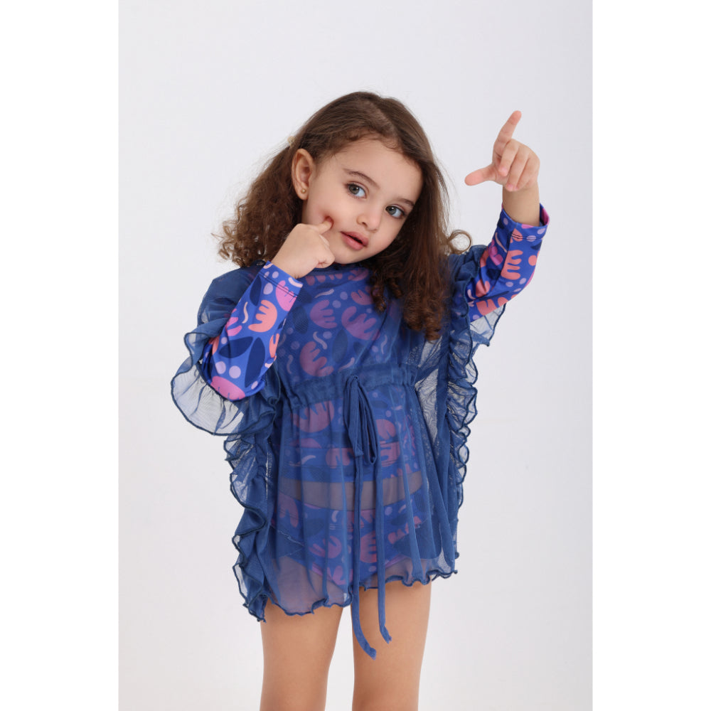 Baby Girls Tulle Swimwear – Indigo