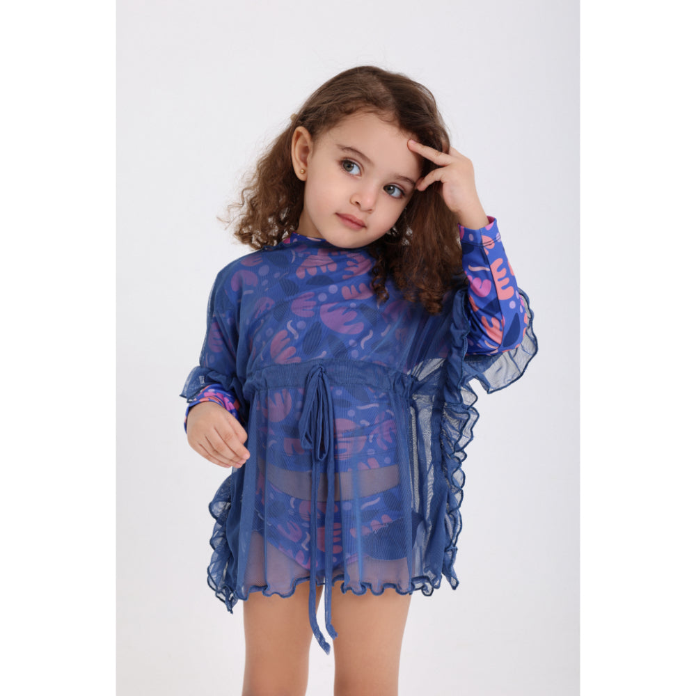 Baby Girls Tulle Swimwear – Indigo