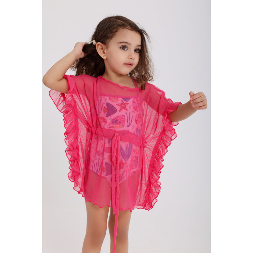 Baby Girls Tulle Swimwear – Fuchsia