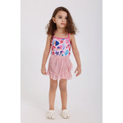Baby Girls Tulle Cash Mayo – Dusty Pink