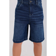 Boys Cotton Denim Short – Blue