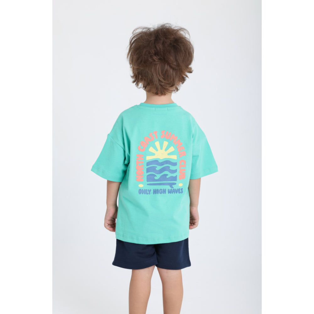 Unisex Baby Mint "North Coast Summer Club" T-Shirt