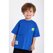Unisex Baby Royal Blue Cotton T-Shirt