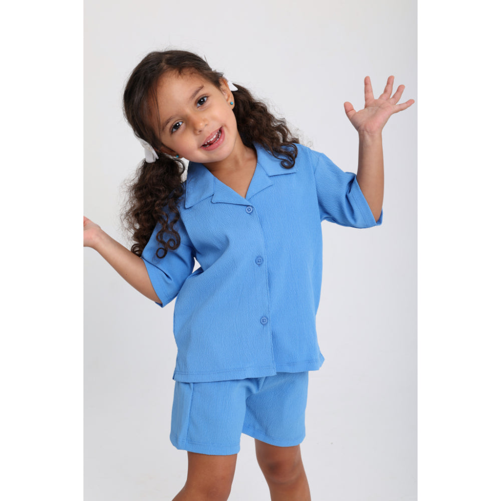 Unisex Baby 2-Piece Outfit Set – Blue