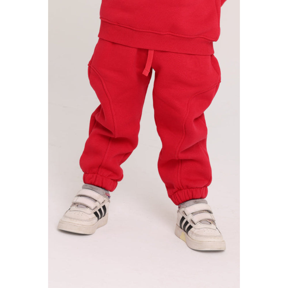Baby Girls Sweatpants – Red - Clothing - Playmore