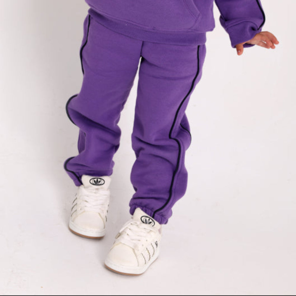 Unisex Cotton Sweatpants – Purple - Clothing - Playmore