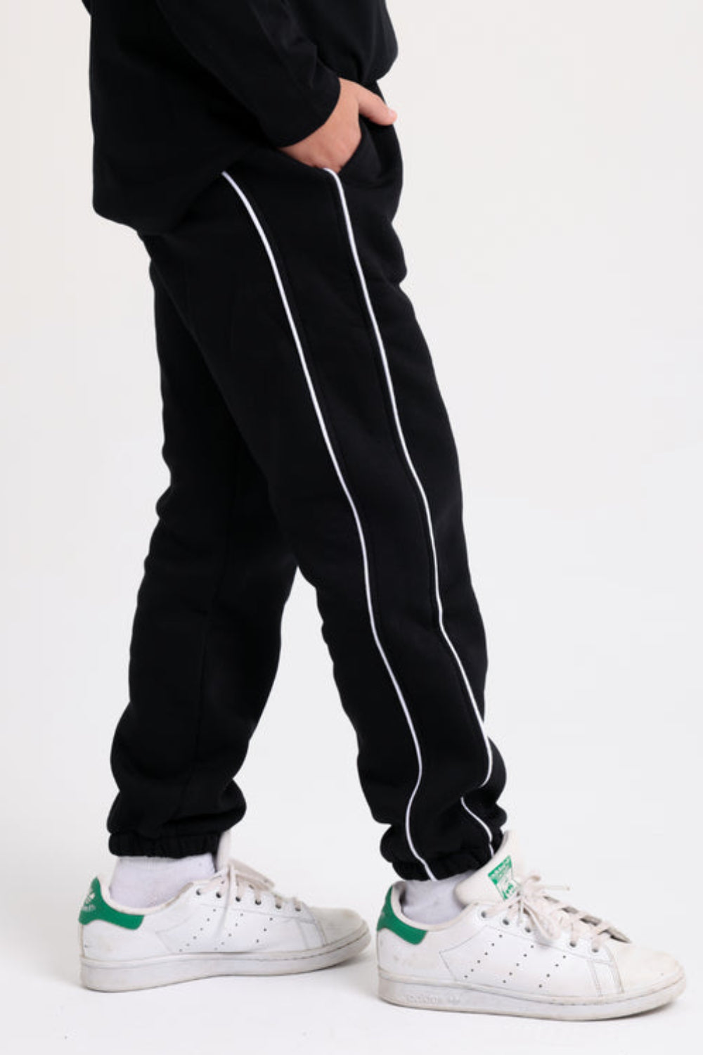 Boys Cotton Sweatpants – Black