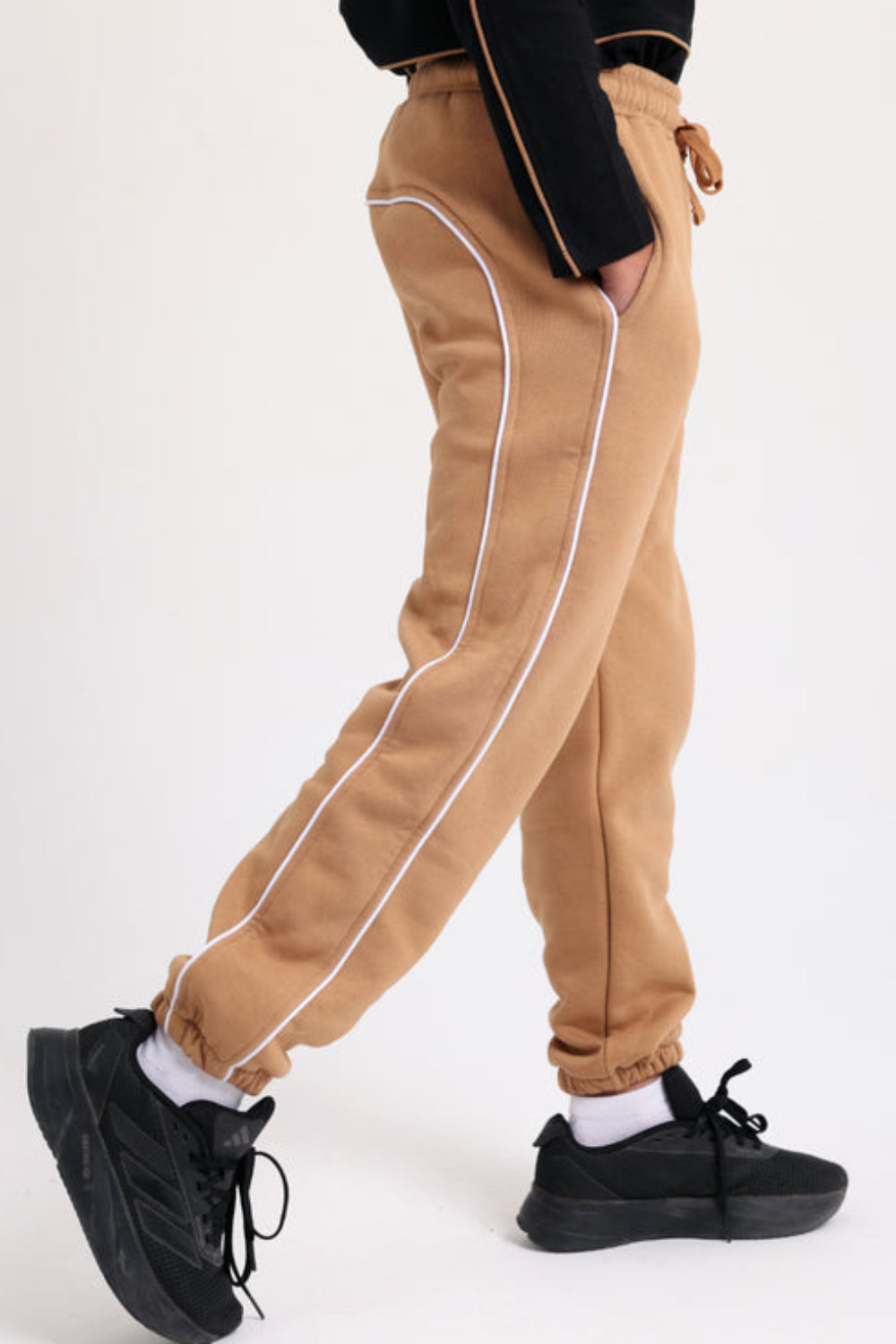 Unisex Cotton Sweatpants – Camel
