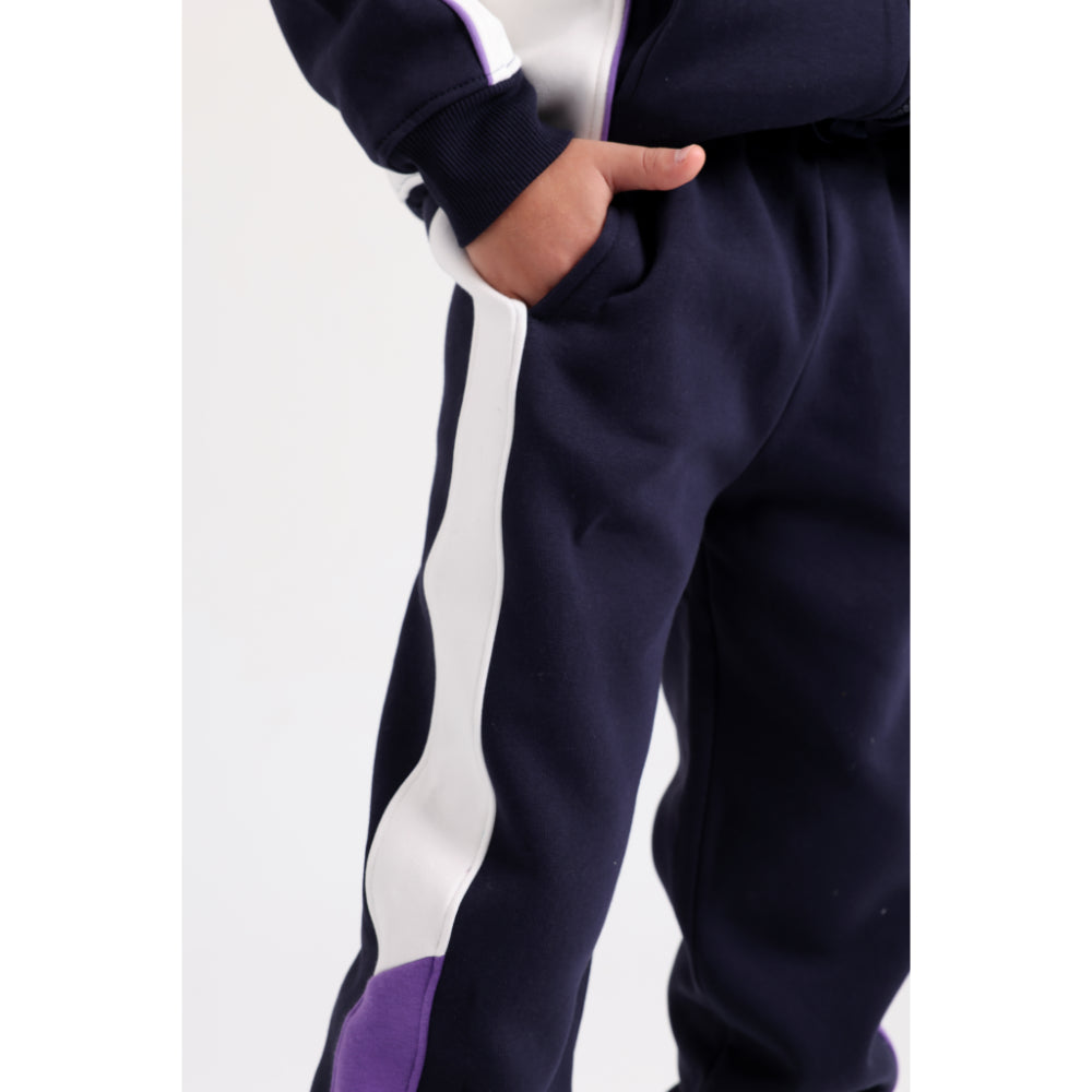 Teens Cotton Sweatpants - Navy