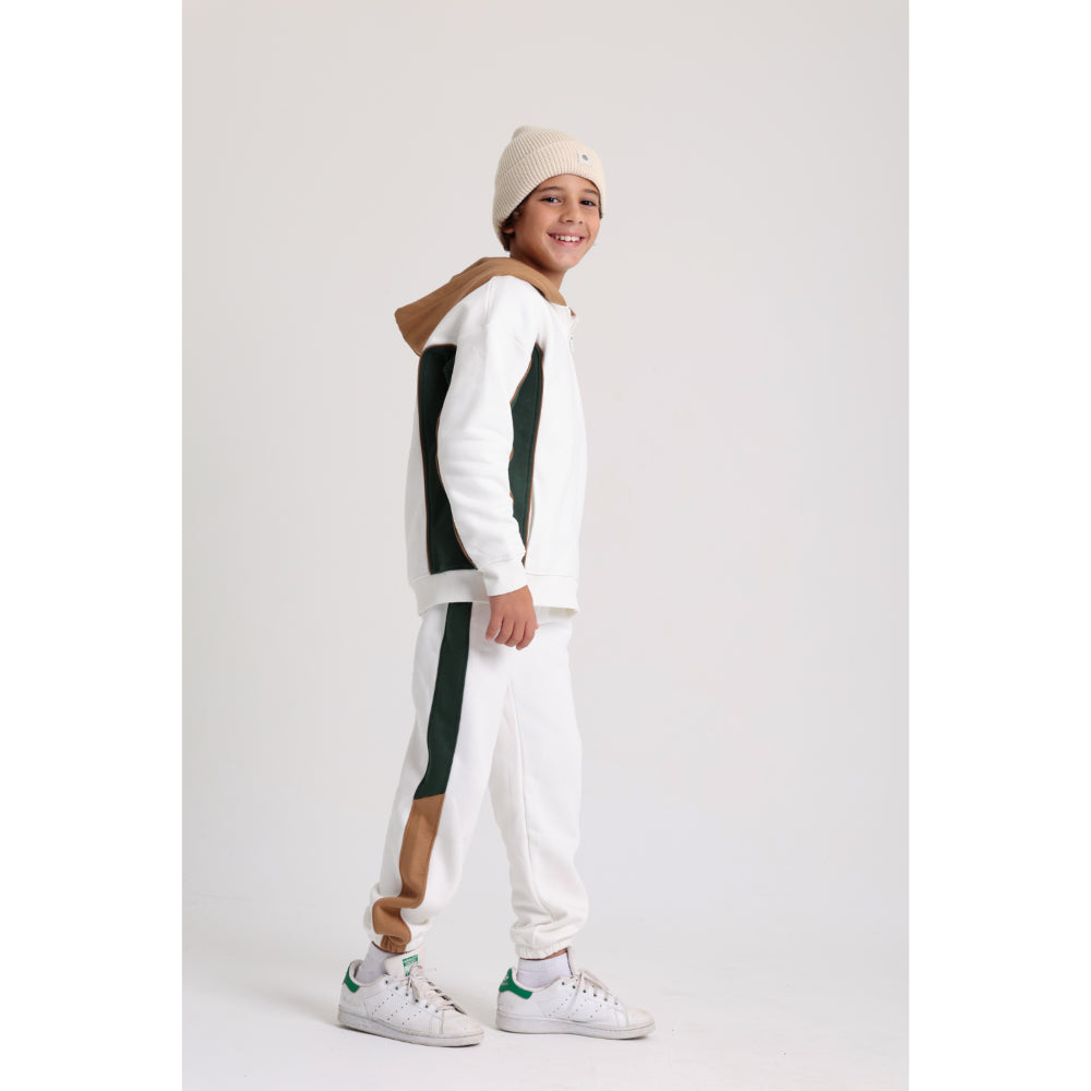 Unisex Cotton Hoodie – Off-White with "Prefect" Design