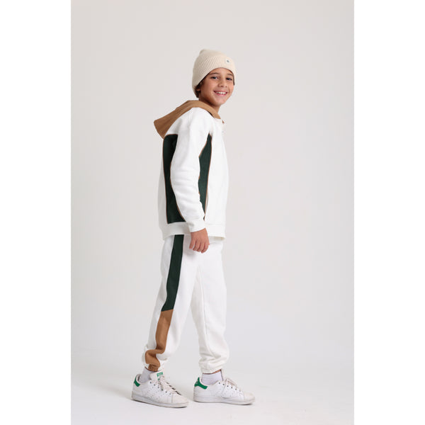 Unisex Cotton Hoodie – Off-White with "Prefect" Design