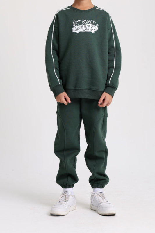 Unisex Cotton Sweatpants – Olive
