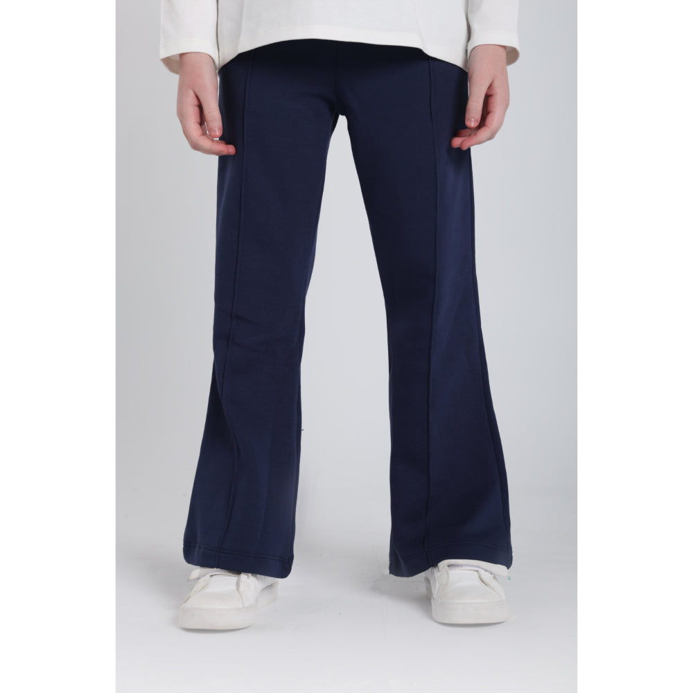 Teens Cotton Flared Leggings - Navy - Clothing - Playmore