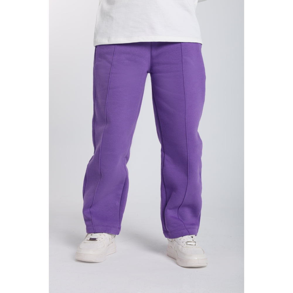 Unisex Cotton Sweatpants – Purple