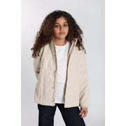 Unisex Beige Puffer Jacket