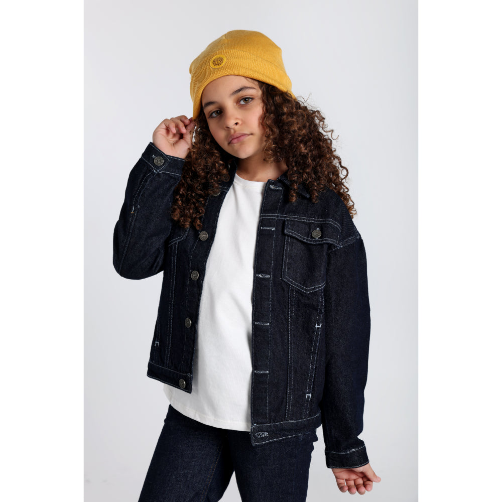 Unisex Denim Jacket - Navy - Clothing - Playmore