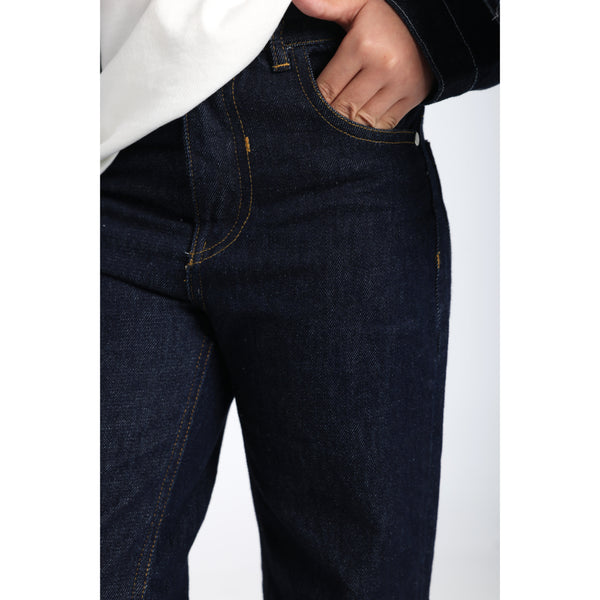 Unisex Denim Pants - Navy