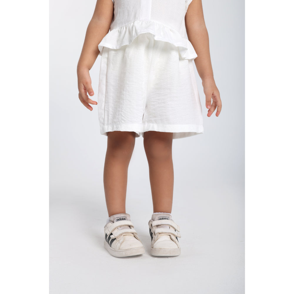 Baby Girls 2-Piece Outfit Set – Off-white
