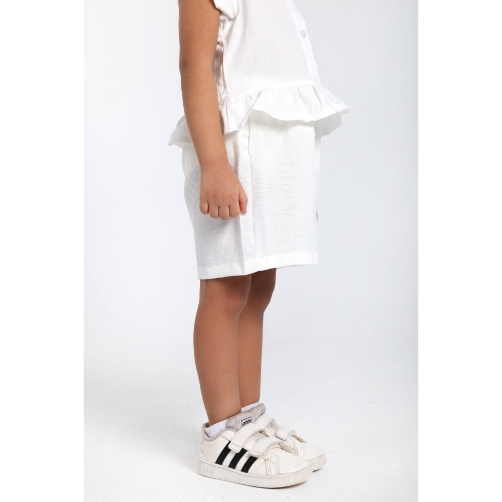 Baby Girls 2-Piece Outfit Set – Off-white