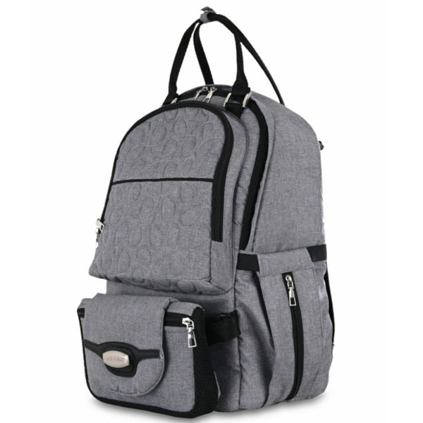 Petit Bebe Premium Go Diaper Bag – Grey