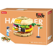 Sluban Food Court Hamburger House Building Blocks Set - 276 Pcs