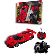 Remote Control 1:18 Scale Racing Model Car Toy – Red