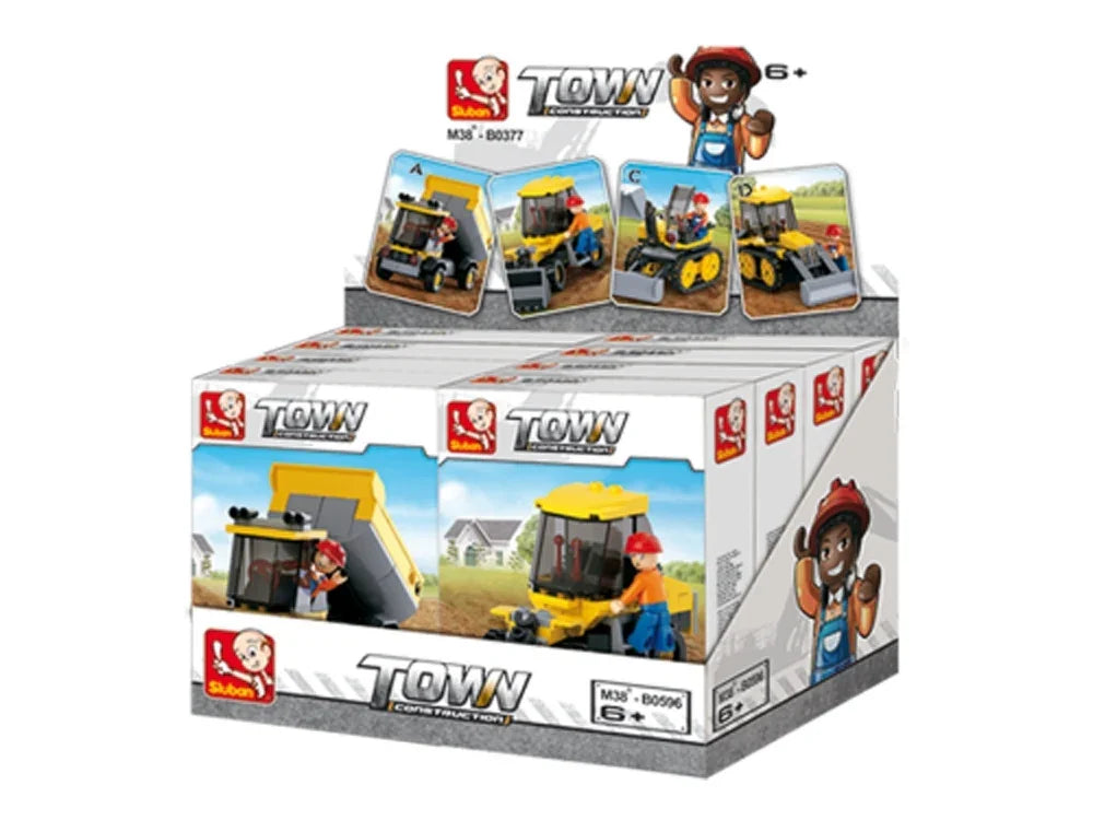 Sluban Assorted Town Construction Building Blocks Sets - Toys