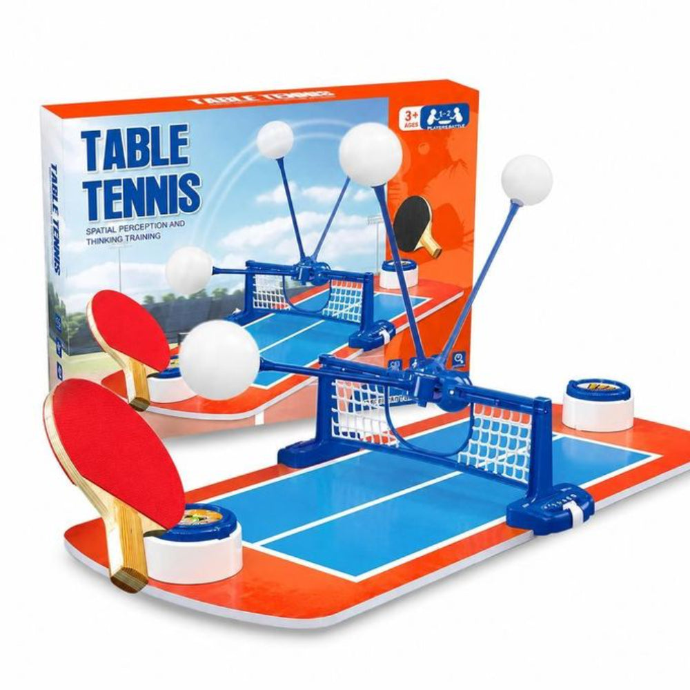 Kids Table Tennis Court Game Set