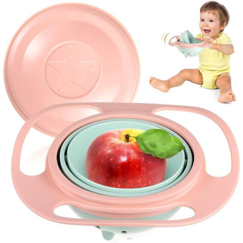 Universal Gyro Bowl – Spill-Proof Baby Dish (Mint Green)