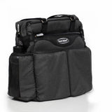 Petit Bebe Baby Diaper Bag Premium – Black & Black