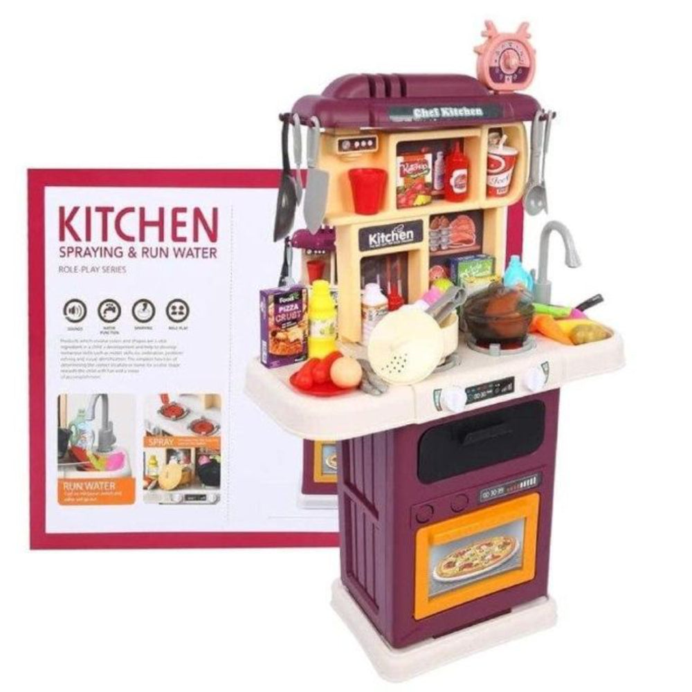 Chef Kitchen Pretend Playset (Light & Sound) – 64 Pcs