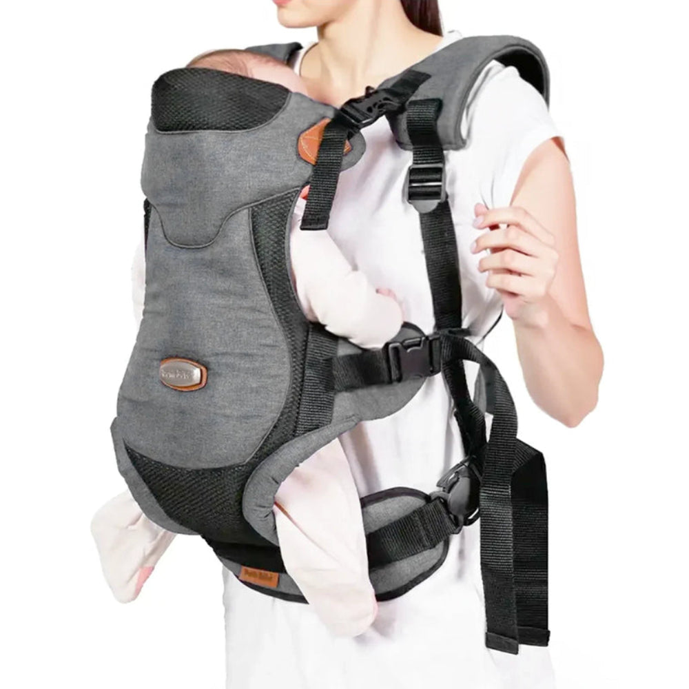 Petit Bebe Baby Carrier Premium Max Linen – Grey - Baby Essentials