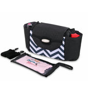 Petit Bebe Formi Stroller Organizer Bag – Zigzag Print