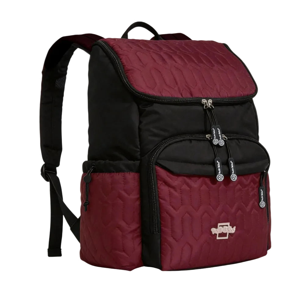 Petit Bebe Baby Diaper Backpack Premium Allure – Burgundy - Baby Essentials