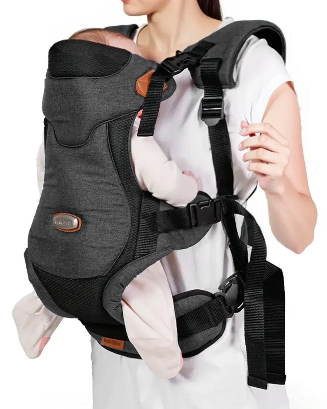 Petit Bebe Baby Carrier Premium Max – Black - Baby Essentials