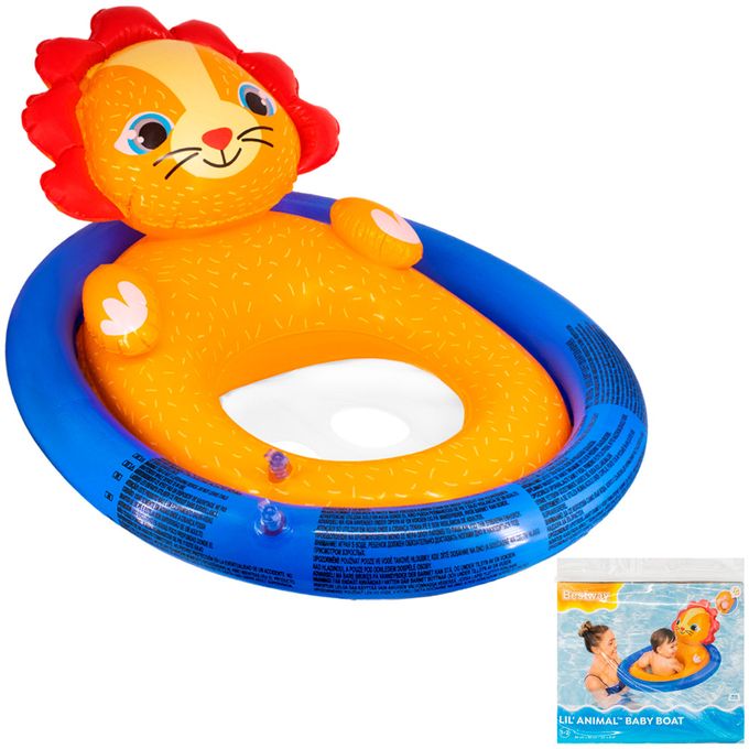 Bestway H2O GO! Lil' Animal Baby Boat (Ages 1-2) - Lion