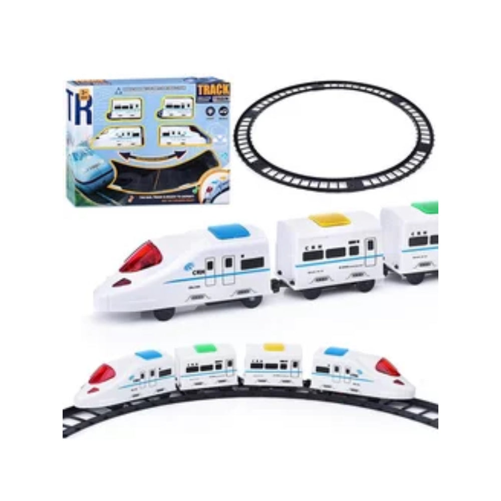 Electronic Train Set with Light & Sound – Fun Railway Adventure