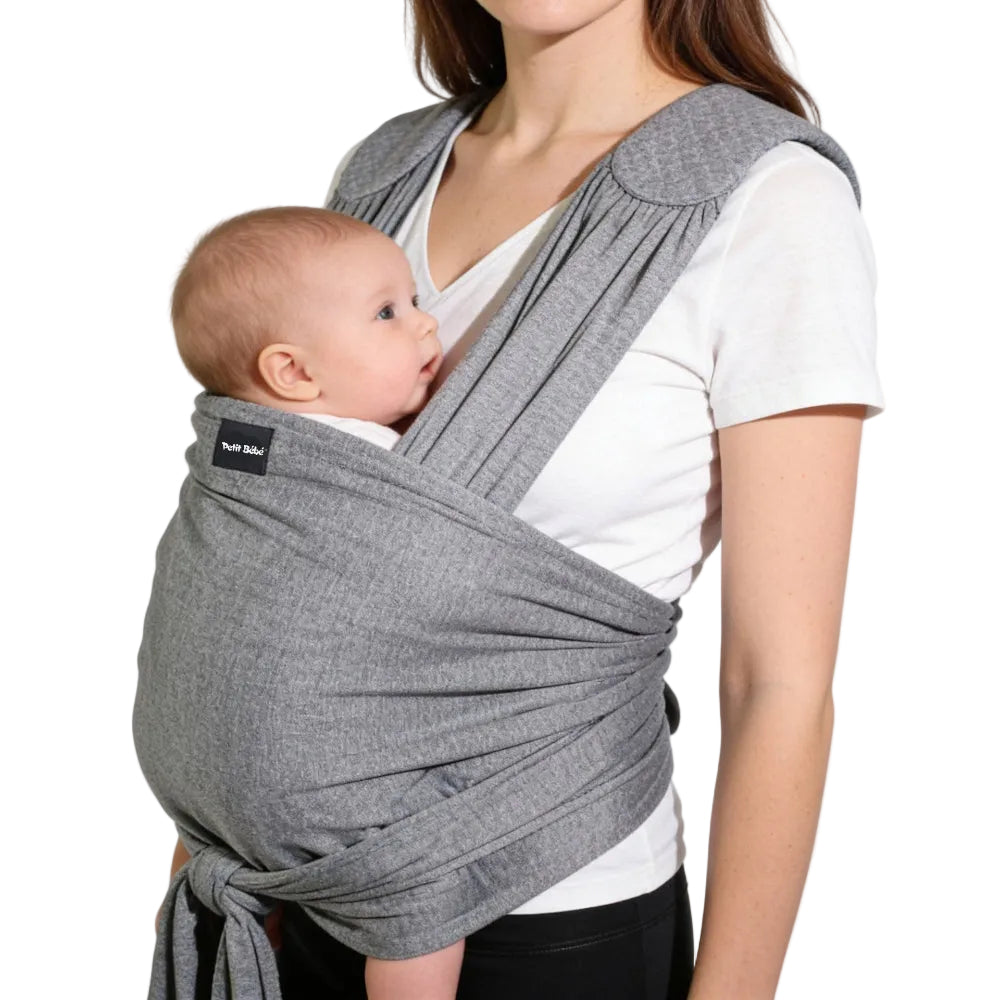 Petit Bebe Baby Carrier Simple Wrap Carrier – Grey