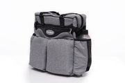 Petit Bebe Baby Diaper Bag Premium – Grey & Black