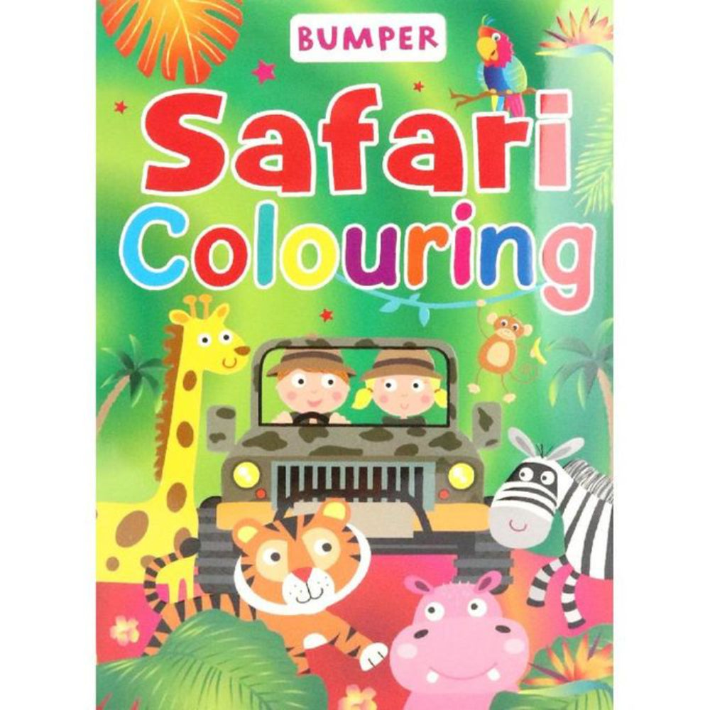 Bumper Safari Coloring Book - Paperback