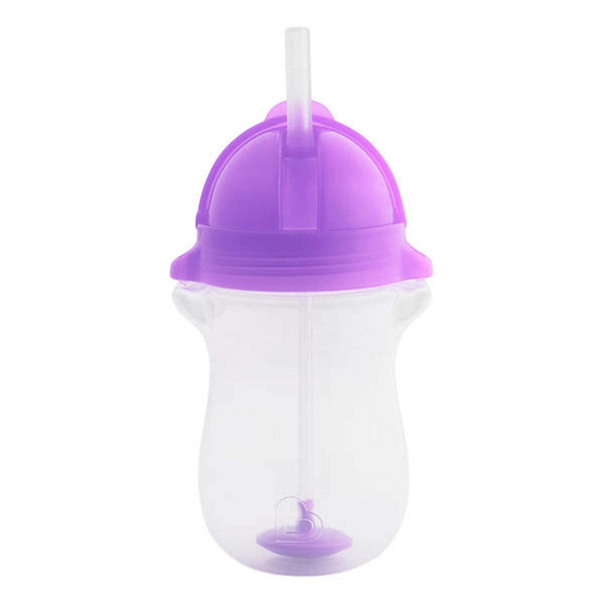 Munchkin Any Angle Click Lock Weighted Straw Trainer Cup 296ml – Purple
