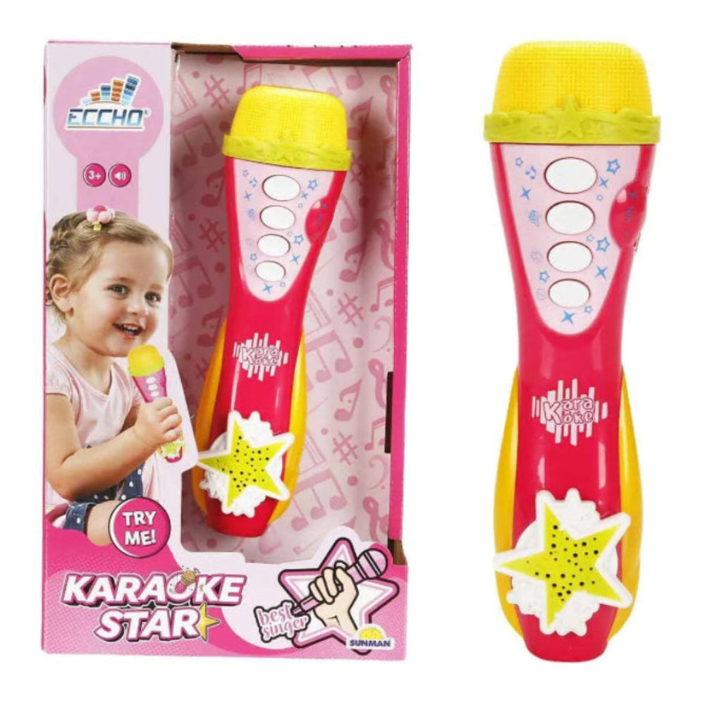 Five Star Karaoke Star Kids Toy Microphone – Pink