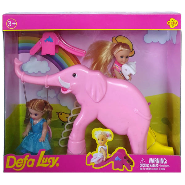 دمية "ديفا لوسي" "في حديقة الحيوان" – مجموعة لعب مغامرات الحيوانات الممتعة