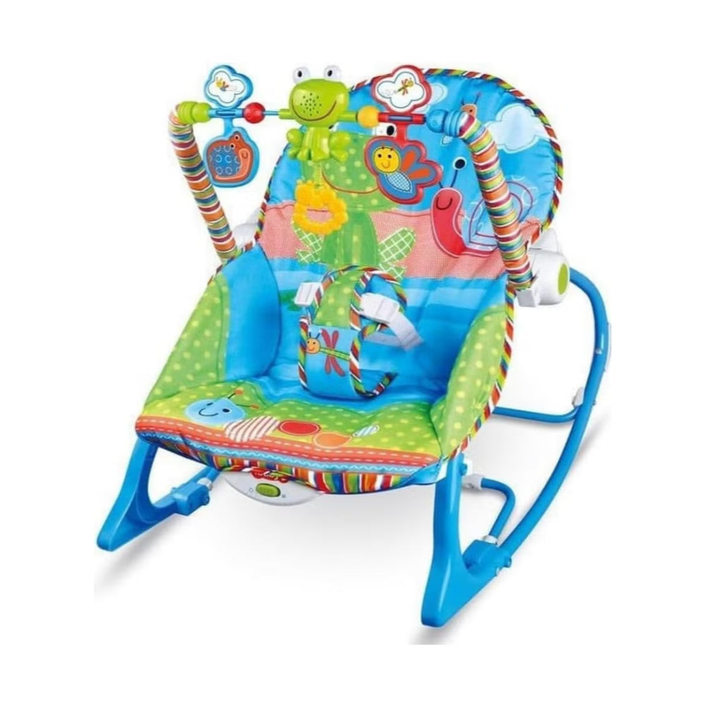 Tiibaby Infant-to-Toddler Rocker – Baby Blue & Green