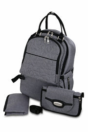 Petit Bebe Premium Go Diaper Bag – Grey