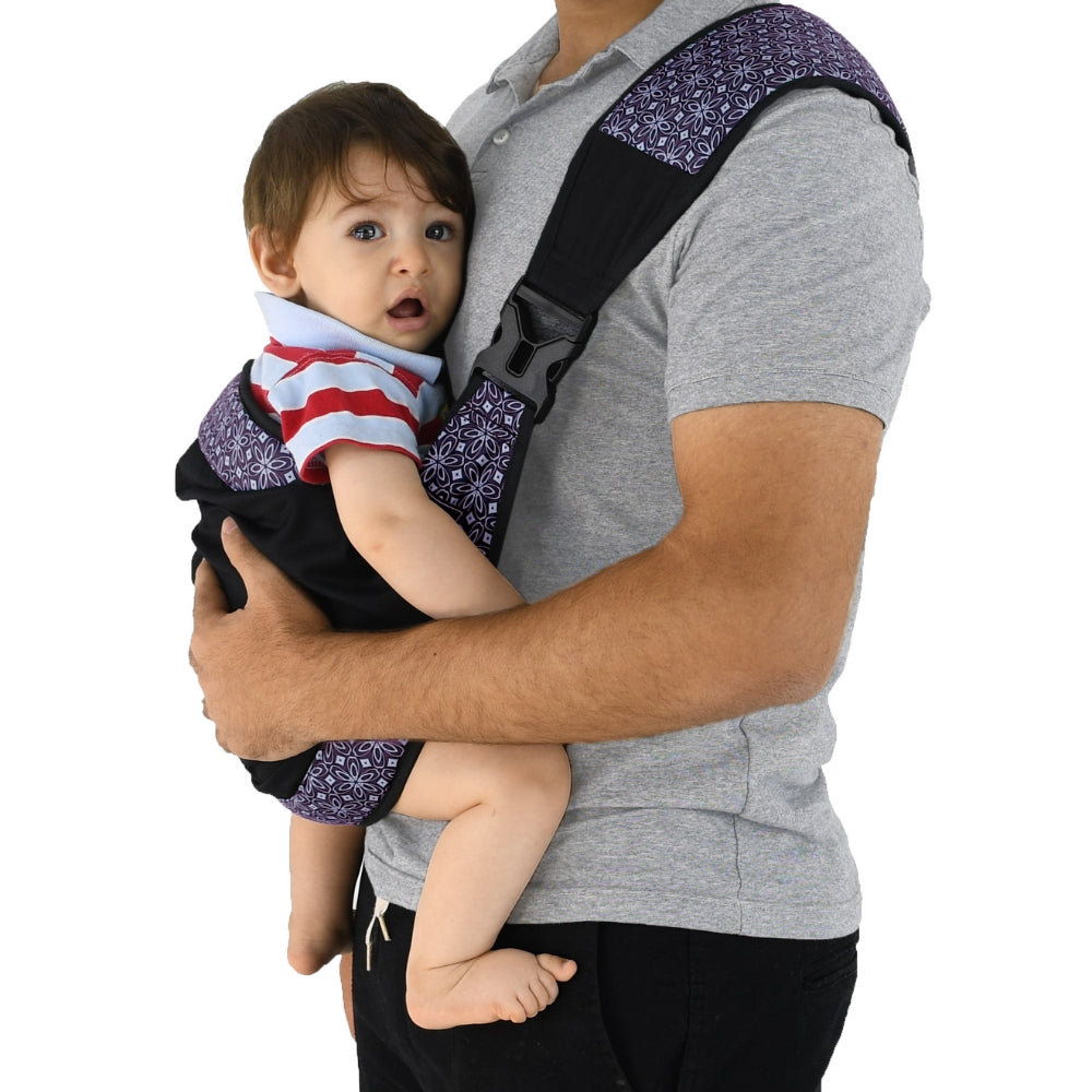 Petit Bebe Baby Vea Sling Carrier – Purple & Black