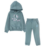 2-Piece Be Cool Hooded Outfit Set - Ourkids - Sharo