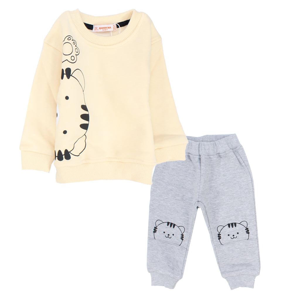 2-Piece Curious Cat Outfit Set - Ourkids - Quokka