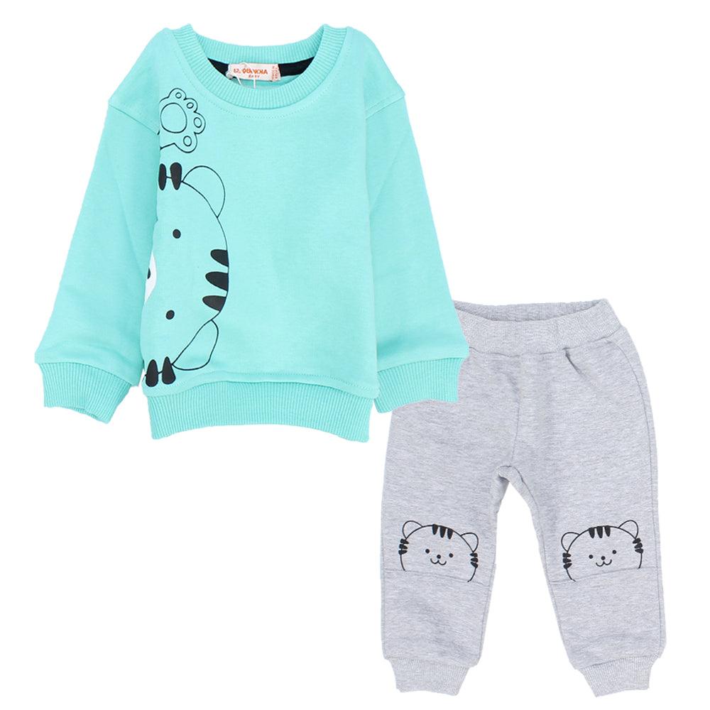 2-Piece Curious Cat Outfit Set - Ourkids - Quokka