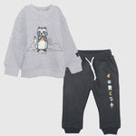 2-Piece Fleeced Printed Outfit Set - Ourkids - Quokka